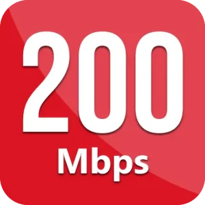 Speed 200 Mbps